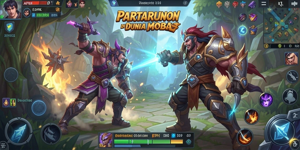 Tangkap momen intense gameplay MOBA di API66.