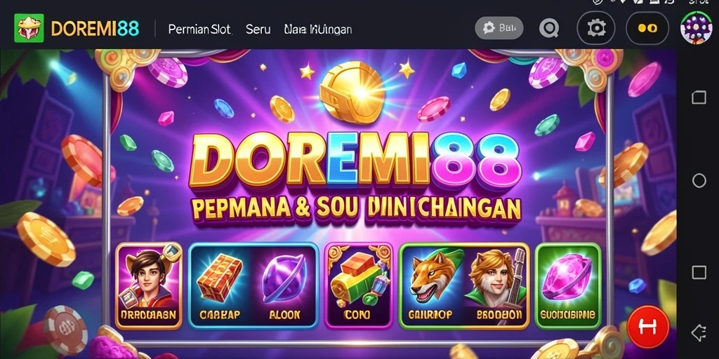 Tampilan gameplay Slot yang seru dan mengasyikkan di DOREMI88.