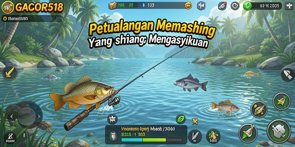 Screenshot GACOR518 menunjukkan pengalaman memancing yang mendebarkan.