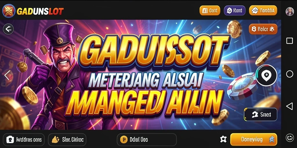 Tampilan gameplay GADUNSLOT yang menegangkan dan penuh aksi.