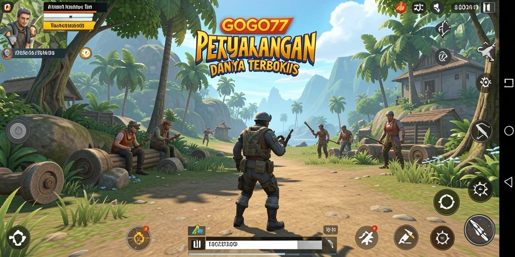 Tangkapan layar menampilkan petualangan mendebarkan di dunia terbuka GOGO77.
