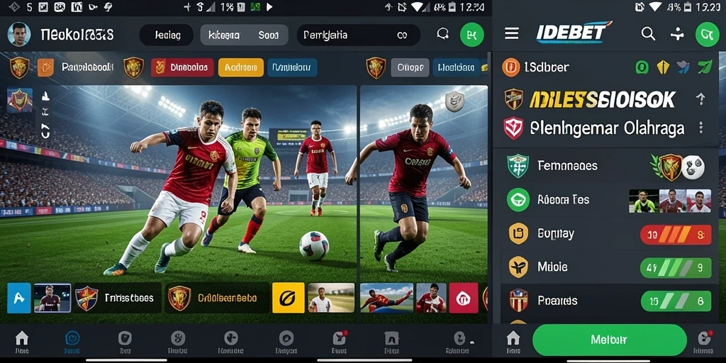 Tampilan gameplay Sportsbook IDEBET yang menarik dan interaktif.