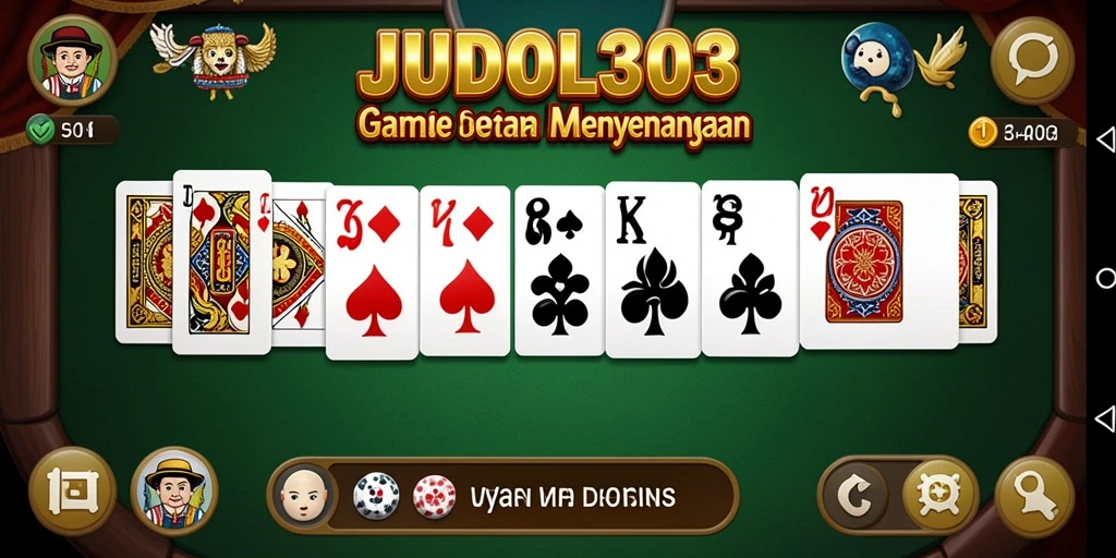 Tampilan screenshot JUDOL303 menampilkan aksi seru bermain Domino.