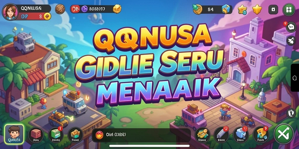 Gameplay <strong>QQNUSA</strong> menampilkan kekayaan sumber daya yang terus berkembang.