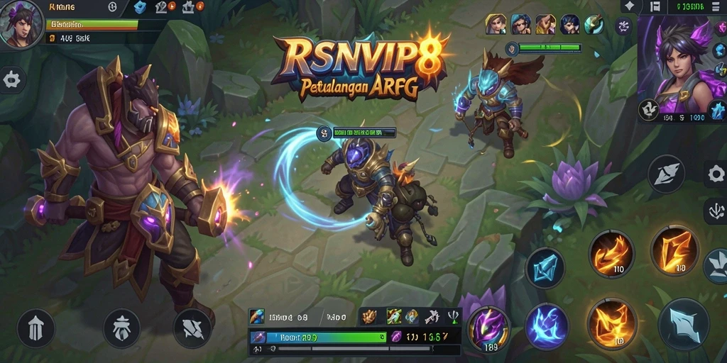 Tampilan gameplay ARPG yang mendebarkan dalam RSNVIP8.